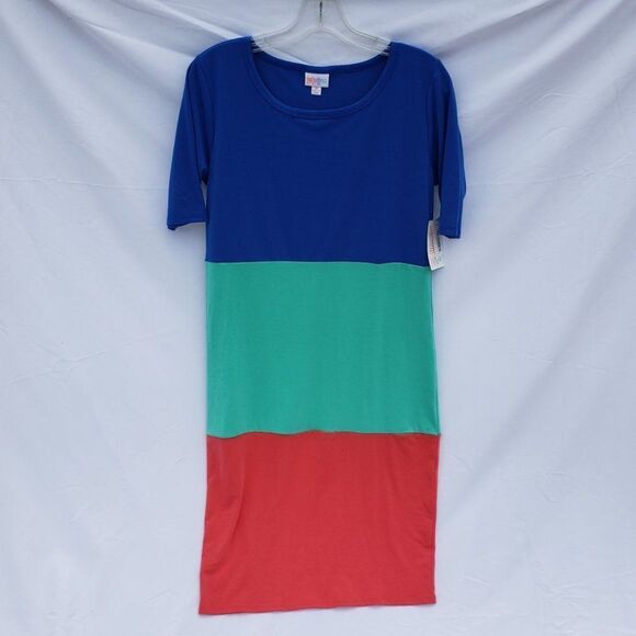 Lularoe Julia Multicolored dress Size M - NWT - Picture 1 of 6